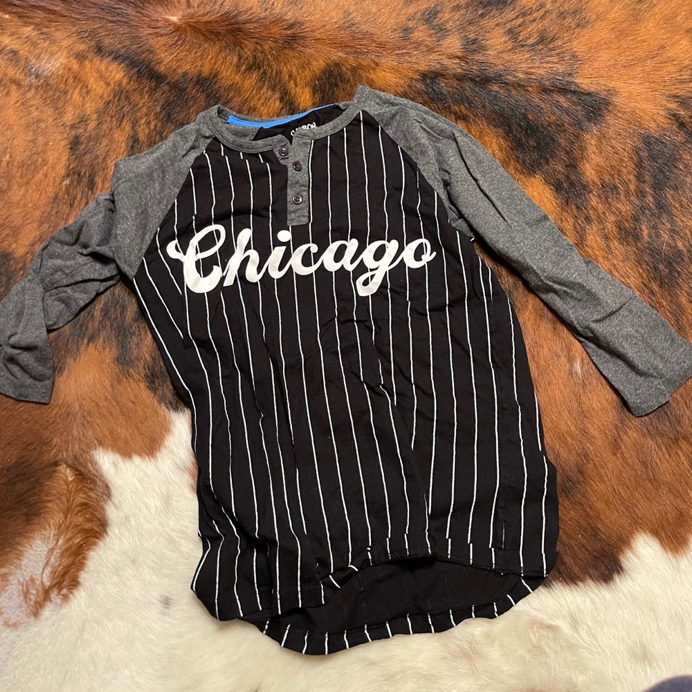Chicago baseball style tee